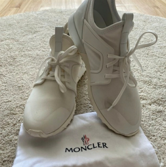 Moncler white meline sneakers - Picture 3 of 5